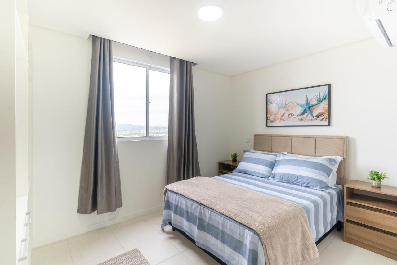Apartamento Com Vista Mar, Ar-Condicionado, Wi-Fi Condominio Com Piscina, Quadra De Esportes Playground Infantil A 15 Minutos Do Beto Carreiro Piçarras Esterno foto
