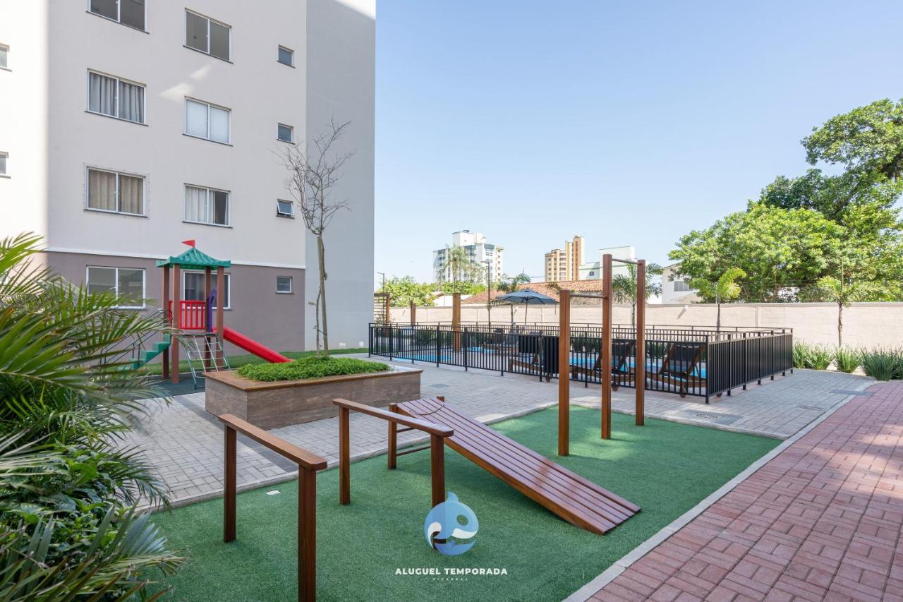 Apartamento Com Vista Mar, Ar-Condicionado, Wi-Fi Condominio Com Piscina, Quadra De Esportes Playground Infantil A 15 Minutos Do Beto Carreiro Piçarras Esterno foto
